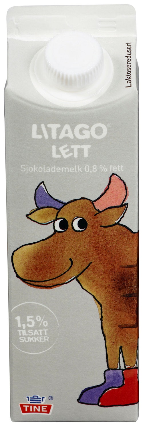 Bilde: © Tine / Kolonial.no Tine Litago Sjokolade Lettere, 0,5 l