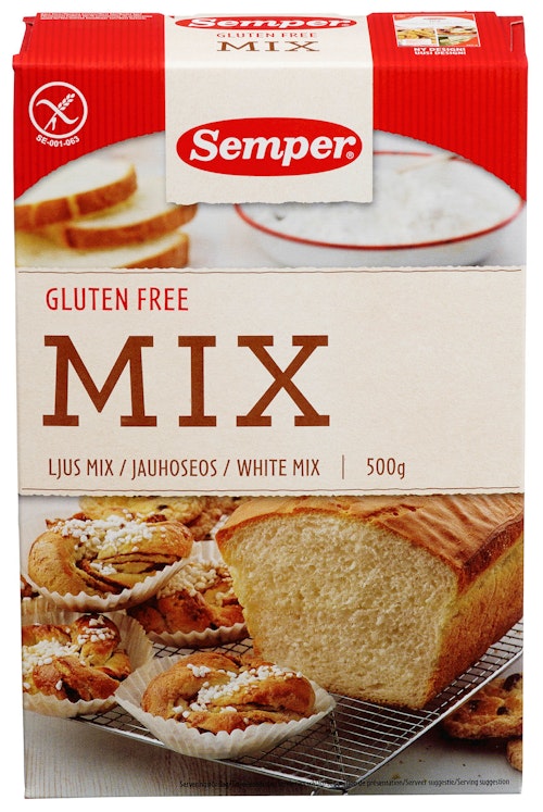 Bilde: © Semper / Kolonial.no Semper Glutenfri Brødmix 500 g