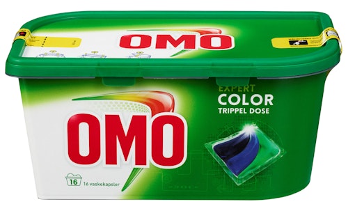 Bilde: © OMO / Kolonial.no OMO Omo Colo Trippel Dose 16 vask