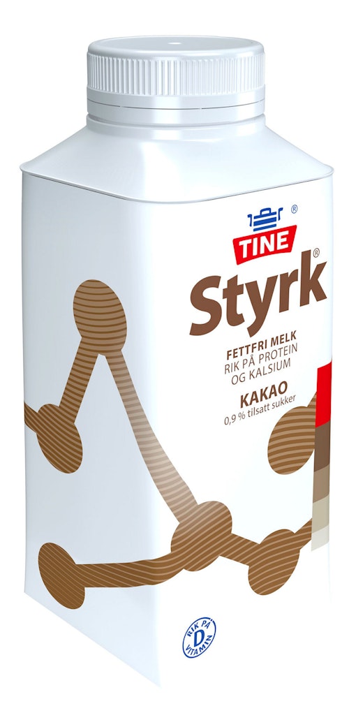 Bilde: © Tine / Kolonial.no Tine Styrk Kakao 330 ml