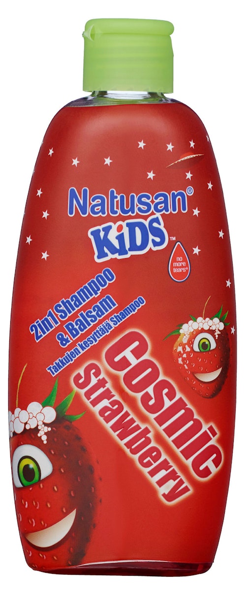 Bilde: © Natusan / Kolonial.no Natusan Shampo & Bals Strawberry 200 ml
