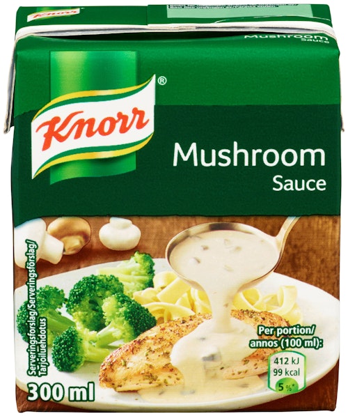 Bilde: © Knorr / Kolonial.no Knorr Champignon Ferdigsaus 300 ml