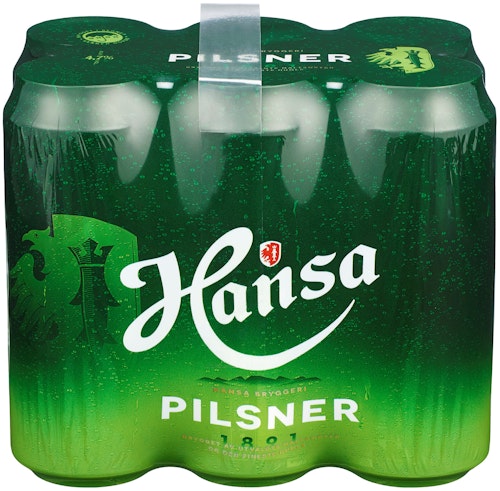 Bilde: © Hansa Borg / Oda Hansa Borg Hansa Pilsner 0,5l x 6 stk