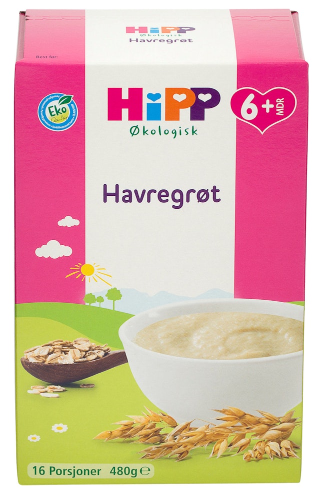 Hipp Havregrøt Fra 6 mnd, 16 porsjoner