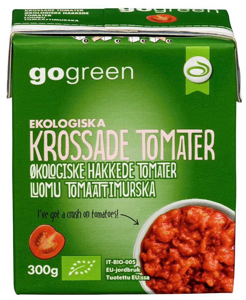 Go Green Hakkede Tomater Økologisk