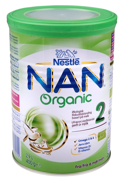 Bilde: © Nestlé / Kolonial.no Nestlé Nan 2 Økologisk Fra 6 mnd, 400 g