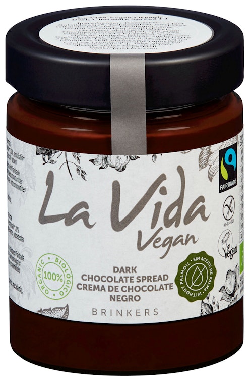 Bilde: © La Vida / Oda La Vida Dark Chocolate Sjokoladepålegg Vegan, 270 g