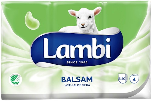 Bilde: © Lambi / Kolonial.no Lambi Lommetørk Balsam 6 stk