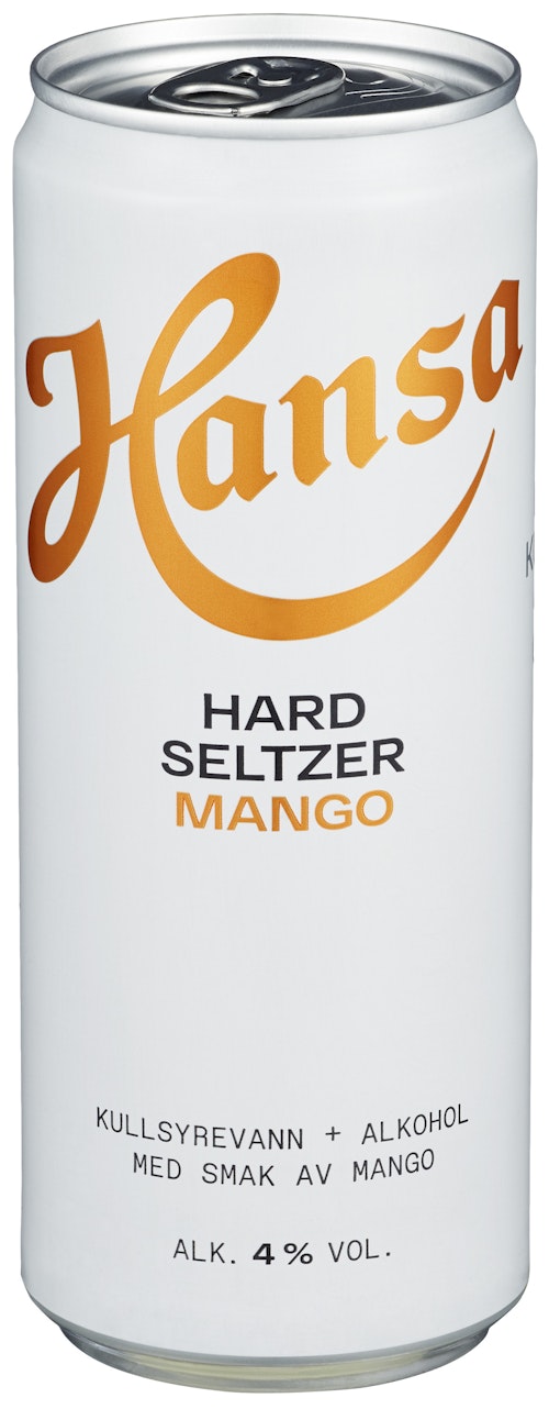 Bilde: © Hansa Borg / Oda Hansa Borg Hansa Hard Seltzer Mango