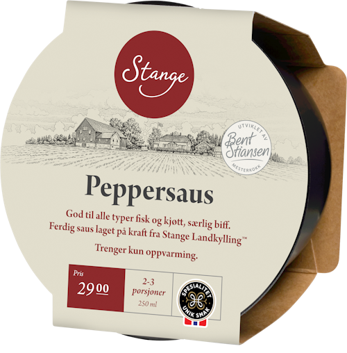 Bilde: © Stanges Gårdsprodukter / Kolonial.no Stanges Gårdsprodukter Peppersaus 250 ml