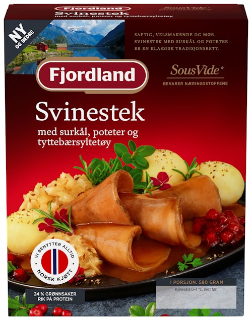 Bilde: © Fjordland / Kolonial.no Fjordland Svinestek 580 g