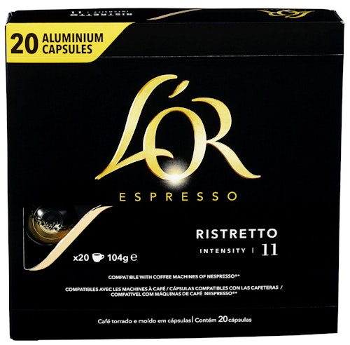 Bilde: © L'Or / Oda L'Or L'Or Espresso Ristretto Intensitet 11