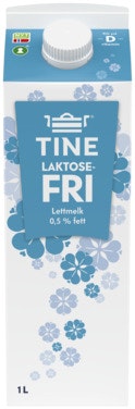 Bilde: © Tine / Oda Tine Tine Laktosefri Lettmelk 0,5%