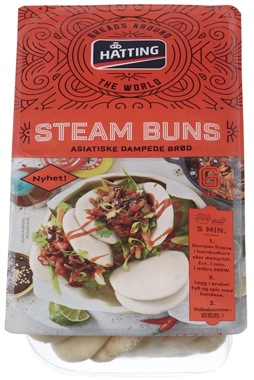 Bilde: © Hatting / Oda Hatting Steam Buns 6 stk