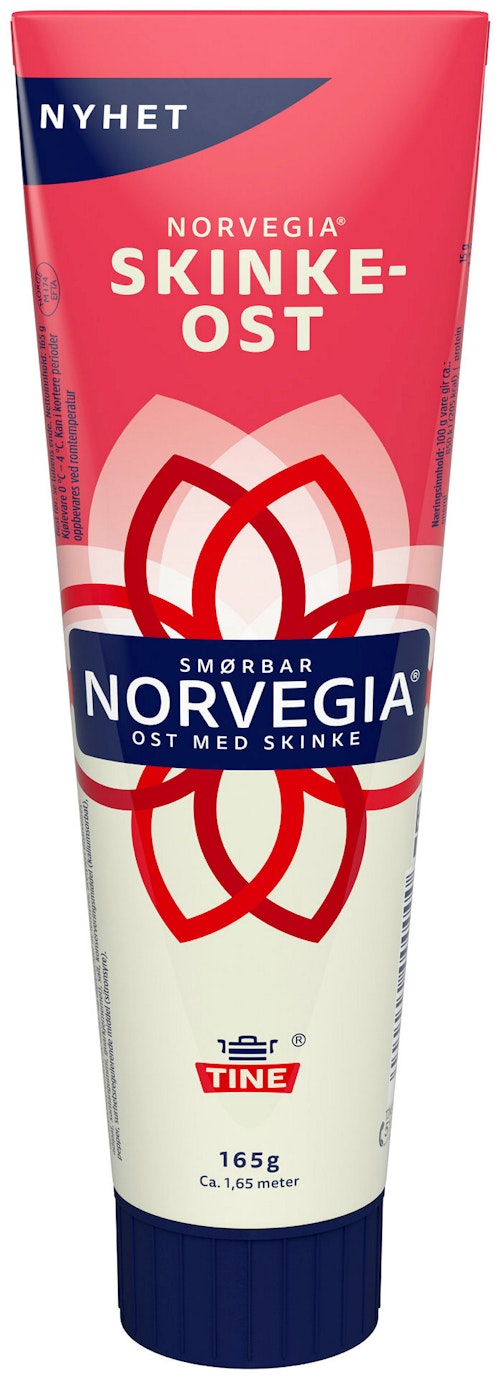 Bilde: © Tine / Oda Tine Norvegia Smøreost Med Skinke 165 g