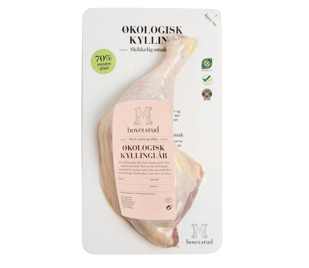 Økologisk Kyllinglår Fersk, ca. 450 g