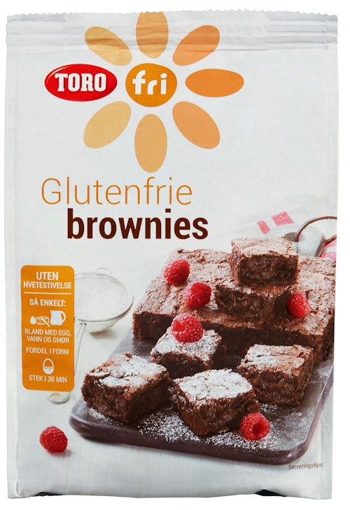 Bilde: © Toro / Kolonial.no Toro Toro Brownies Glutenfri, 540 g