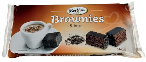 Brownie Bite Size 8 biter, 144 g