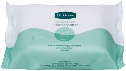 Bilde: © Dr. Greve / Kolonial.no Dr. Greve Intimservietter 30 stk
