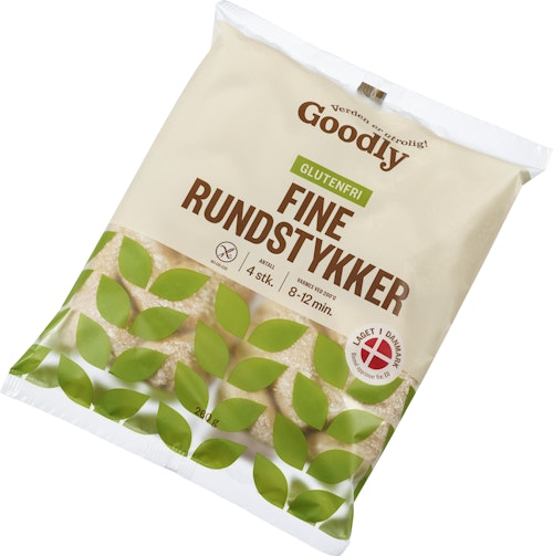 Bilde: © Goodly / Oda Goodly Rundstykker Fine Glutenfri 4x65g