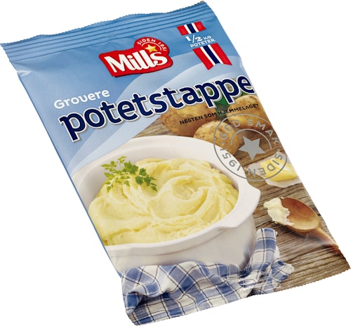 Bilde: © Mills / Oda Mills Potetstappe Klassisk 90 g