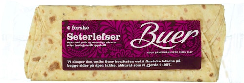Bilde: © Buer / Kolonial.no Buer Seterlefser 4 stk, 280 g