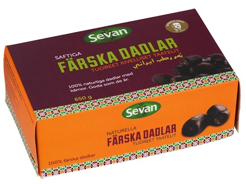 Bilde: © Sevan / Oda Sevan Dadler Ferske Sevan 650 g