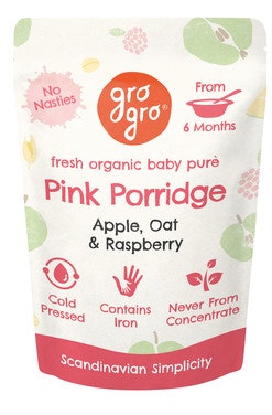 Bilde: © Gro Gro / Oda Gro Gro Pink Porridge fra 6 mnd økologisk, 100 g