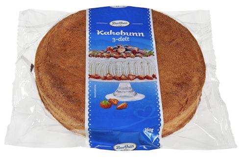 Bilde: © Berthas / Oda Berthas Kakebunn i 3 deler