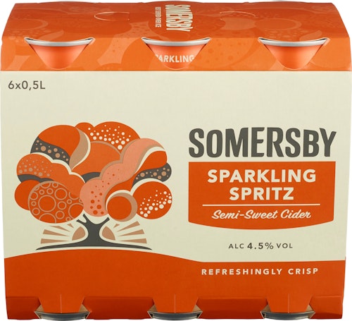 Bilde: © Somersby / Kolonial.no Somersby Sparkling Spritz 6 x 0,5l, 3 l