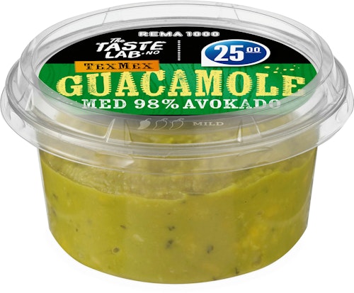 Bilde: © REMA 1000 / Kolonial.no REMA 1000 Dip Mild Guacamole Taste Lab, 150 g