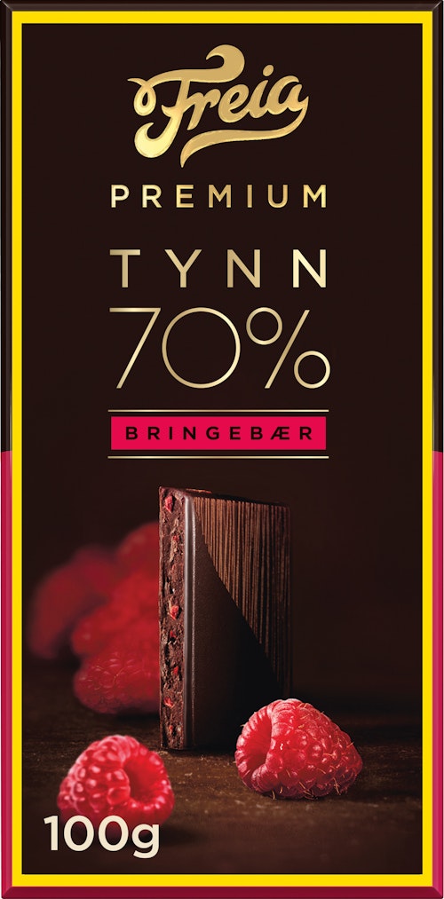 Bilde: © Freia / Oda Freia Premium 70% Bringebær