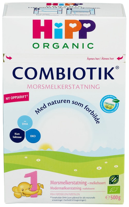 Bilde: © Hipp / Kolonial.no Hipp Combiotik Pulver 1 Fra fødselen, 500 g