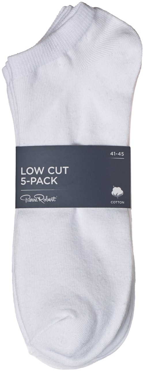 Bilde: © Pierre Robert / Kolonial.no Pierre Robert Sokker Low Cut White, str. 41-45, 5 par