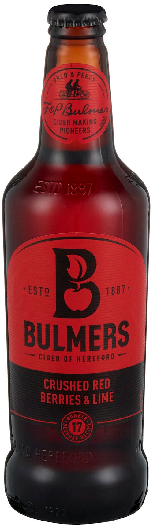 Bilde: © Bulmers / Oda Bulmers Bulmers Crushed Red Berries & Lime 0,5 l