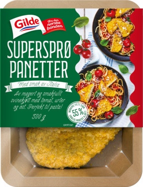 Bilde: © Gilde / Oda Gilde Panert Svin Italiensk 300 g