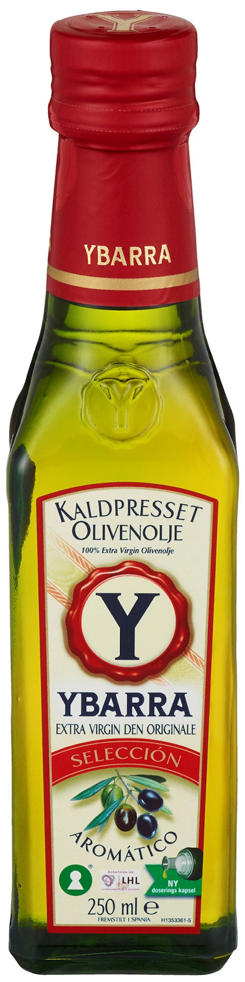 Bilde: © Ybarra / Kolonial.no Ybarra Extra Virgin Olivenolje Seleccion, 250 ml