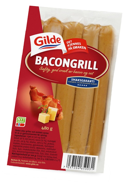 Gilde Bacongrill med Ost