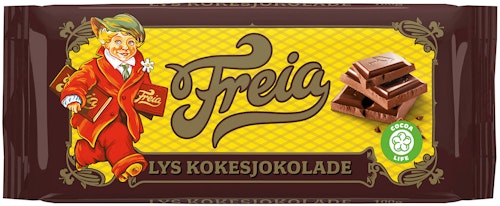 Bilde: © Freia / Kolonial.no Freia Lys Kokesjokolade 100 g
