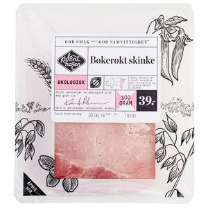 Bilde: © Kolonihagen / Kolonial.no Kolonihagen Bøkerrøkt Skinke Økologisk 100 g