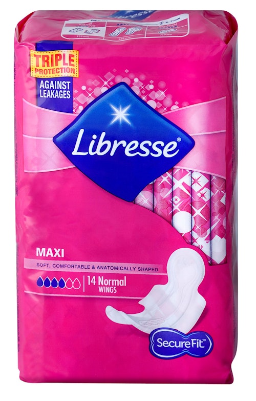 Bilde: © Libresse / Kolonial.no Libresse Normal Wing Bind 14 stk