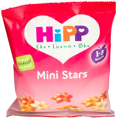 Bilde: © Hipp / Kolonial.no Hipp Mini-Stars 37 g