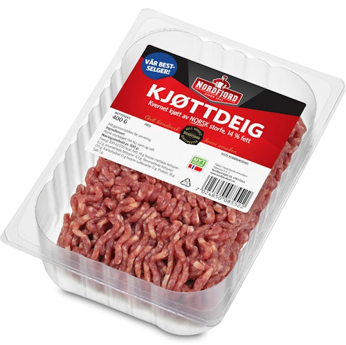 Kjøttdeig av Storfe 14%, 400 g