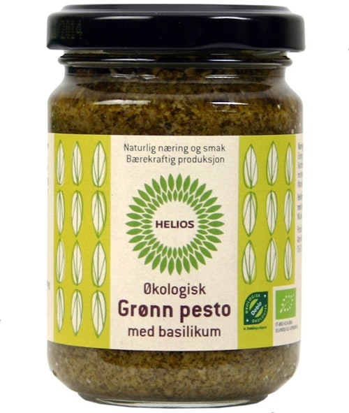Bilde: © Helios / Kolonial.no Helios Grønn Pesto 130 g