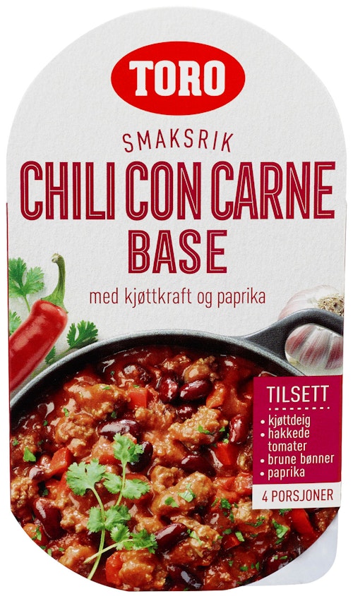 Bilde: © Toro / Kolonial.no Toro Smaksrik Chili Con Carne Base 102 g