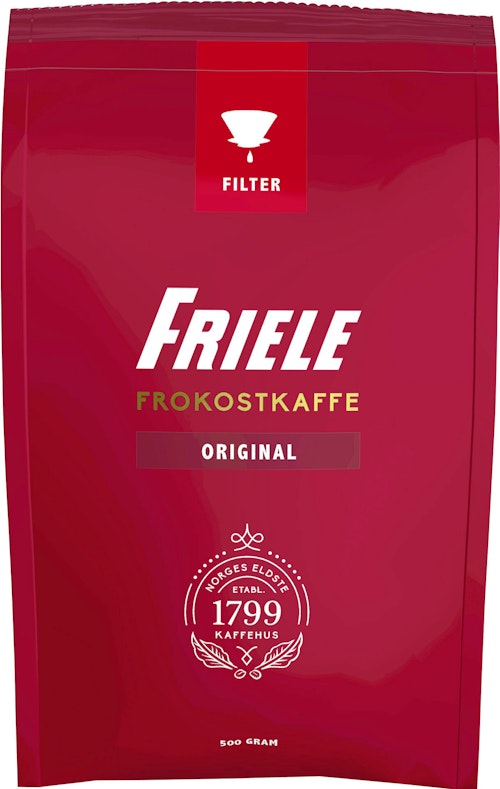 Bilde: © Friele / Oda Friele Frokostkaffe Filtermalt, 500 g