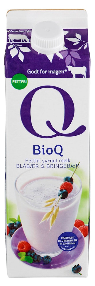 Q-meieriene BioQ Blåbær & Bringebær