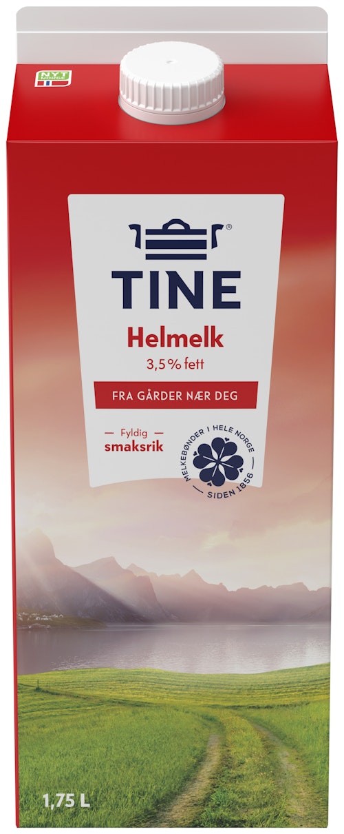 Bilde: © Tine / Kolonial.no Tine TineMelk Hel 1,75 l