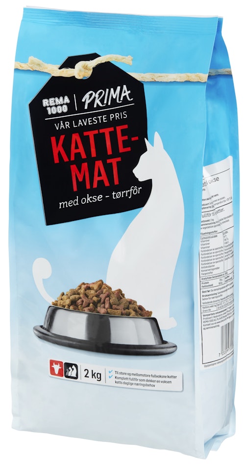 Bilde: © REMA 1000 / Oda REMA 1000 Kattemat Tørrfor 2 kg