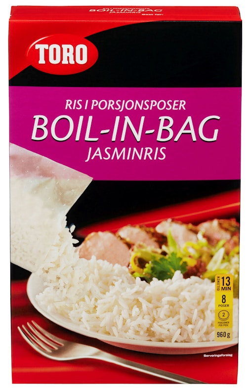 Bilde: © Toro / Oda Toro Jasminris Boil in Bag 8 poser